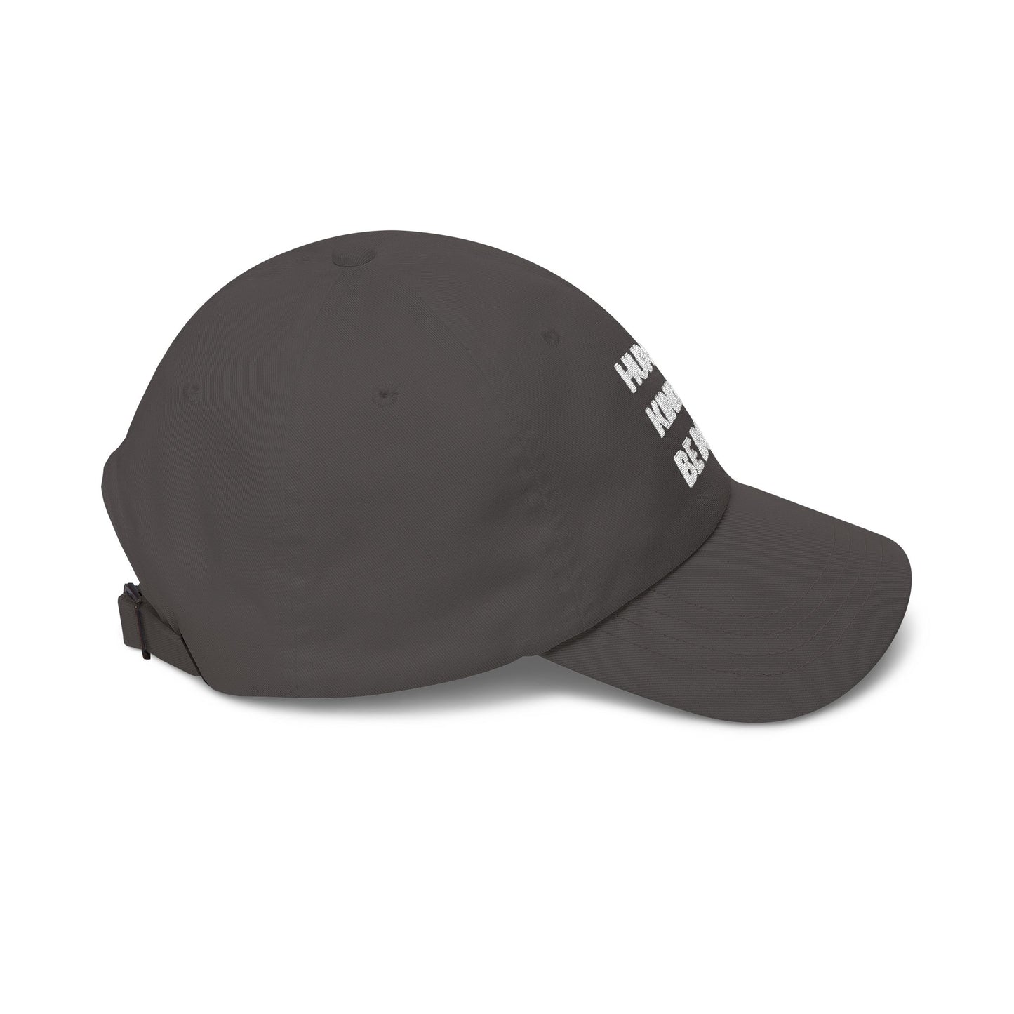 Classic Dad Cap – "Human. Kind. Be Both." Embroidered Baseball Hat
