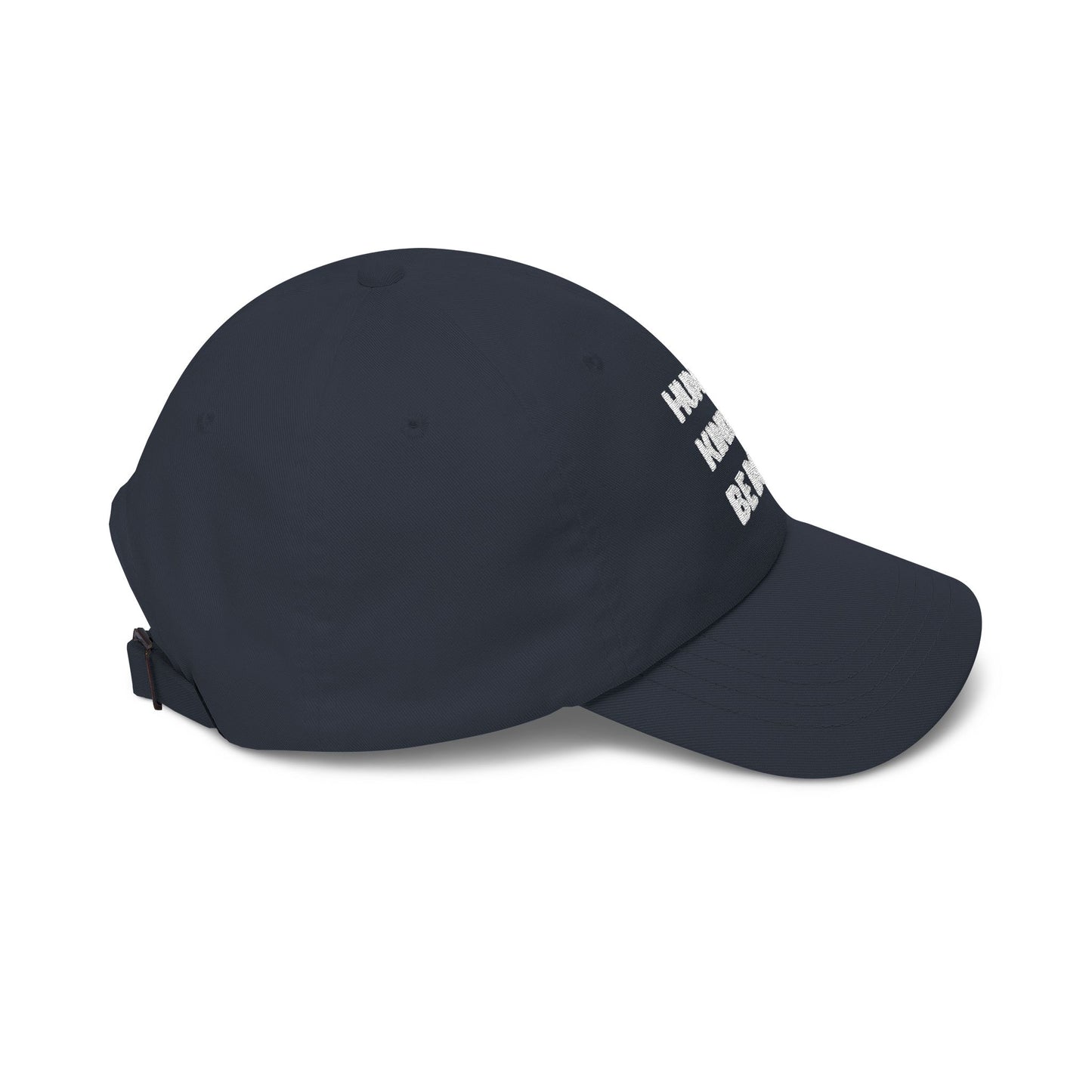 Classic Dad Cap – "Human. Kind. Be Both." Embroidered Baseball Hat