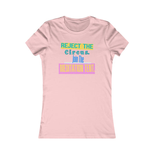 Copy of REJECT THE CIRCUS. JOIN THE MEDITATION TENT - Less Chaos, More Clarity