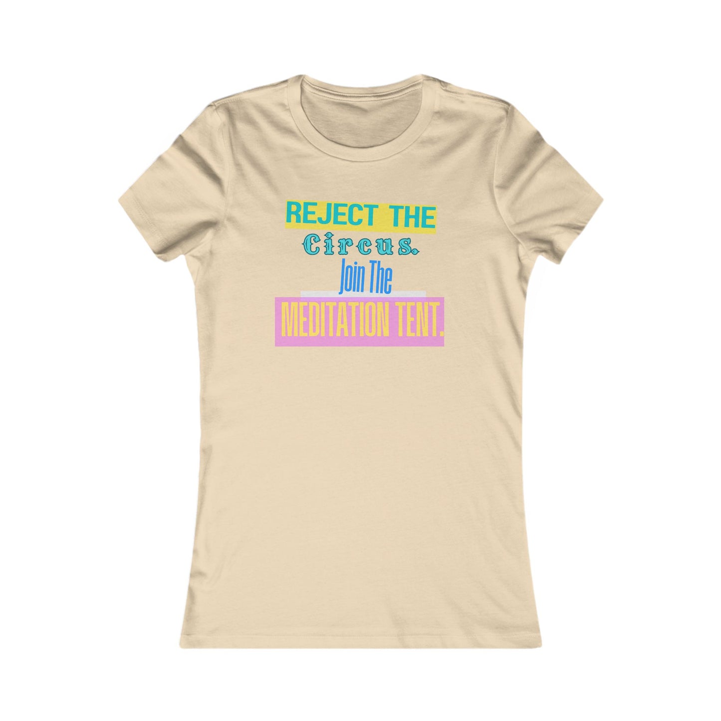 Copy of REJECT THE CIRCUS. JOIN THE MEDITATION TENT - Less Chaos, More Clarity
