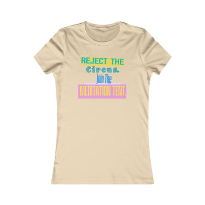 Copy of REJECT THE CIRCUS. JOIN THE MEDITATION TENT - Less Chaos, More Clarity