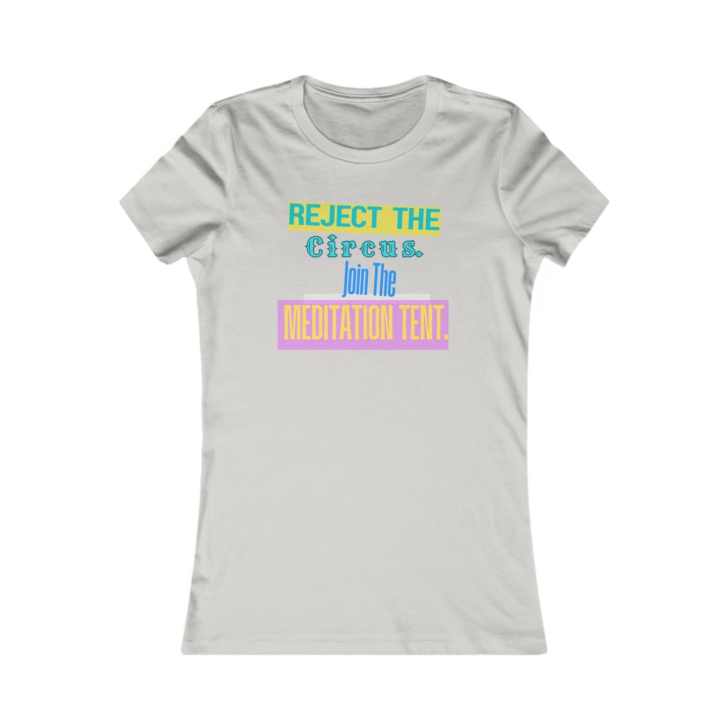 Copy of REJECT THE CIRCUS. JOIN THE MEDITATION TENT - Less Chaos, More Clarity