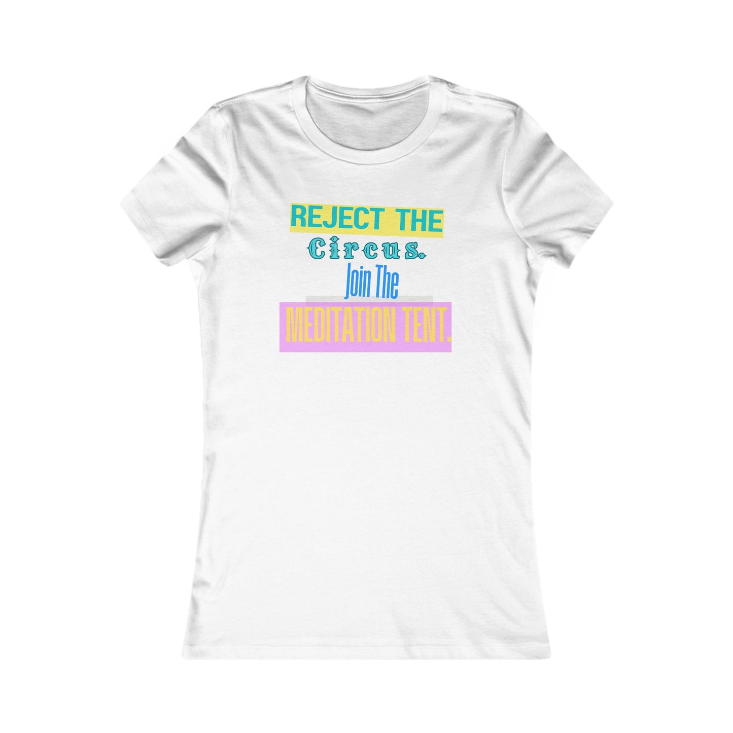 Copy of REJECT THE CIRCUS. JOIN THE MEDITATION TENT - Less Chaos, More Clarity