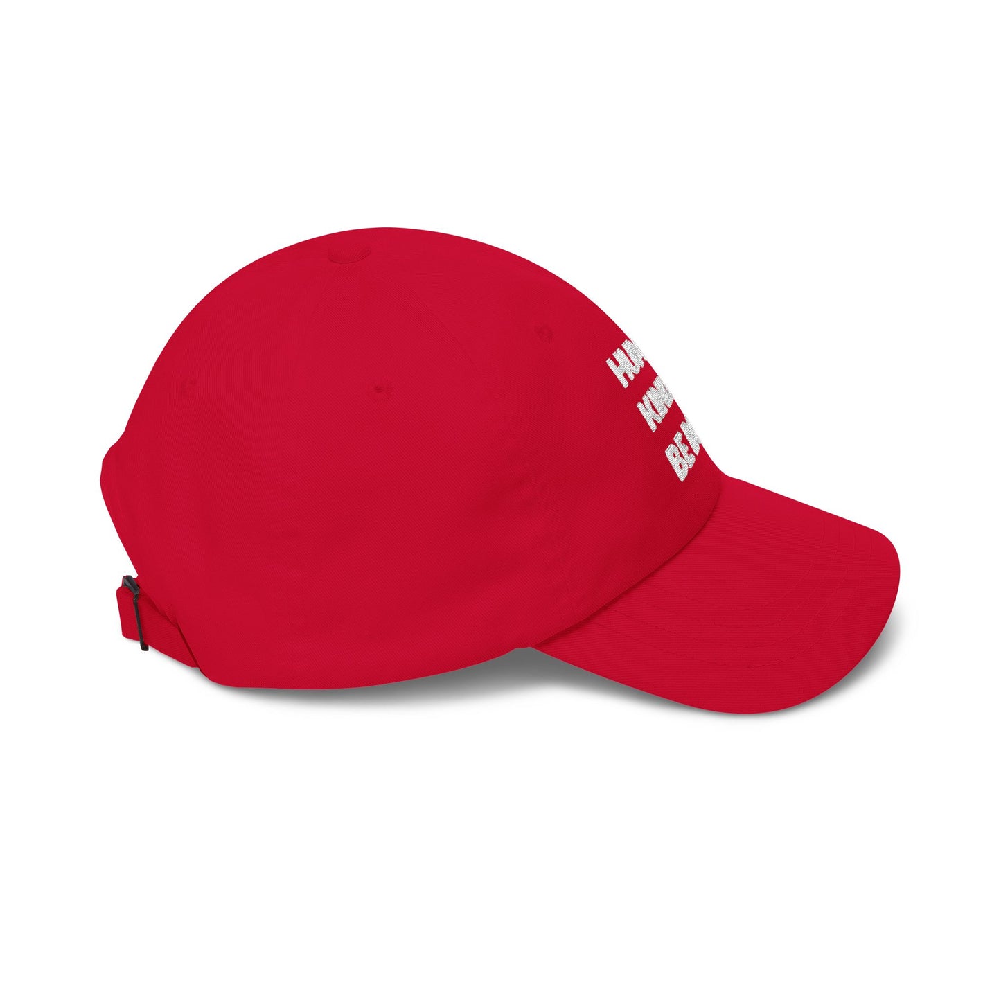 Classic Dad Cap – "Human. Kind. Be Both." Embroidered Baseball Hat