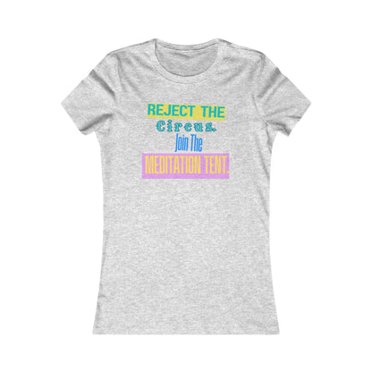 Copy of REJECT THE CIRCUS. JOIN THE MEDITATION TENT - Less Chaos, More Clarity