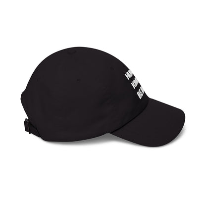 Classic Dad Cap – "Human. Kind. Be Both." Embroidered Baseball Hat